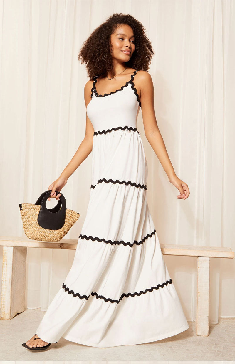 Suspender Long French Casual Fairy Maxi Dress