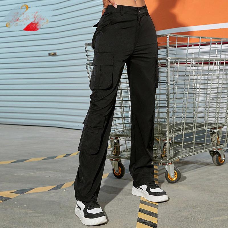 Retro Multi Pocket Straight Cargo Pants