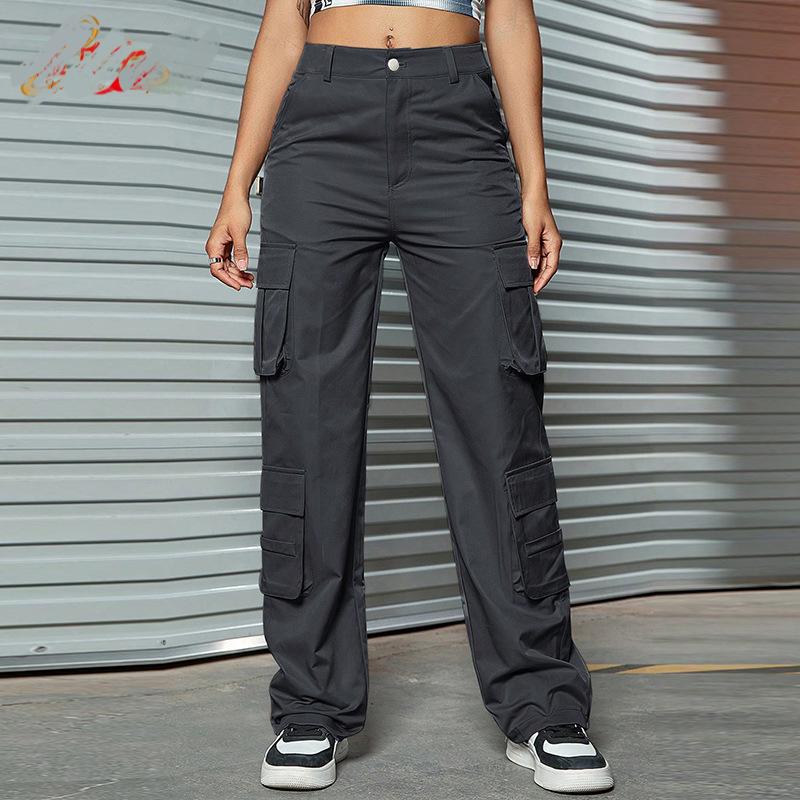 Retro Multi Pocket Straight Cargo Pants