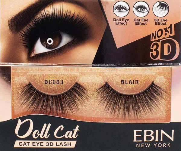 Ebin New York 3D Doll Cat Eyelashes  Shop One Place