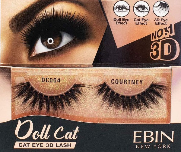 Ebin New York 3D Doll Cat Eyelashes  Shop One Place
