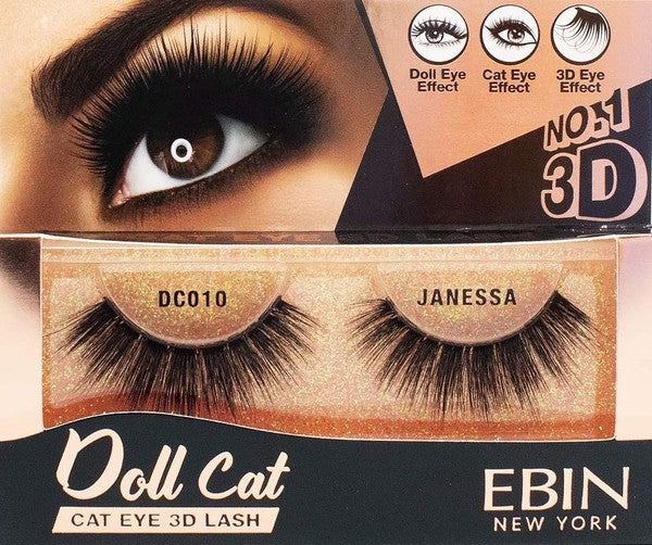Ebin New York 3D Doll Cat Eyelashes  Shop One Place