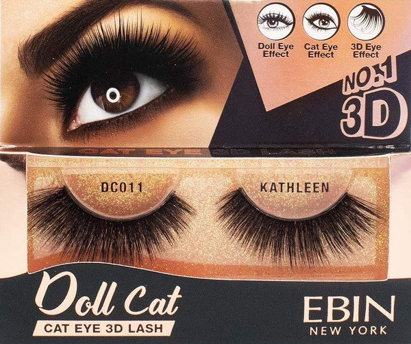 Ebin New York 3D Doll Cat Eyelashes  Shop One Place