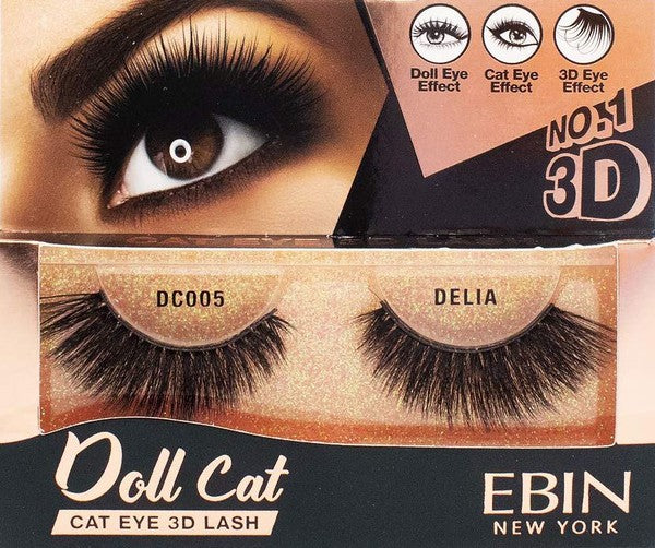 Ebin New York 3D Doll Cat Eyelashes  Shop One Place