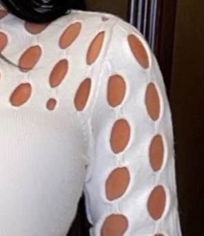 Women Clothing Sexy Knitted Dress Hollow Out Cutout Long Sleeve Tight Woolen Dress  Shop One Place