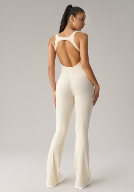 Hip Raise Slimming Yoga Jumpsuit with Chest Pad Micro Stretch Sports Fitness One Piece  Shop One Place