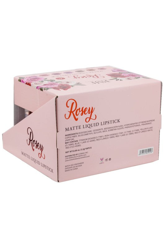 36 Pack Rosey Nude- Matte Liquid Lipsticks  Shop One Place