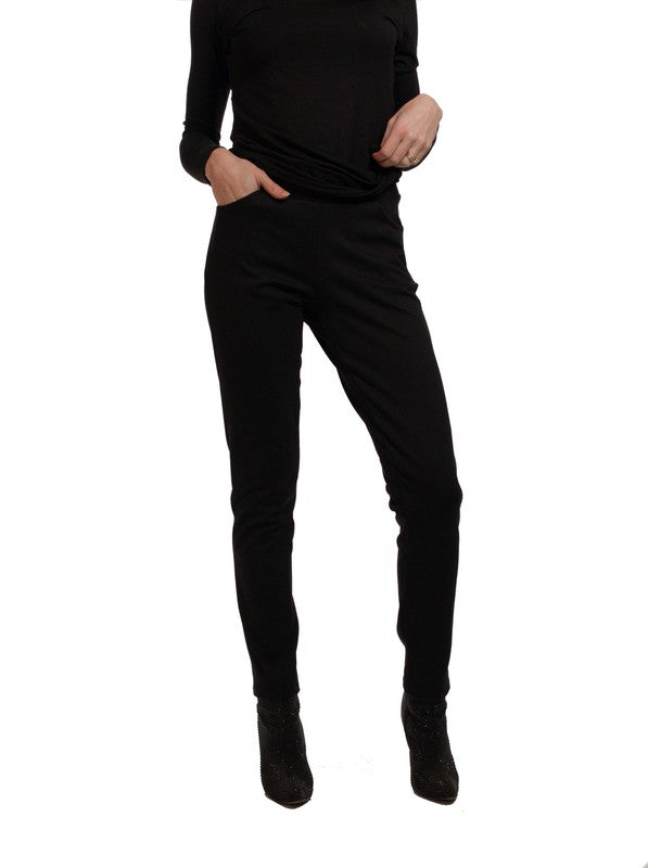 Straight Leg Mid-rise Trouser