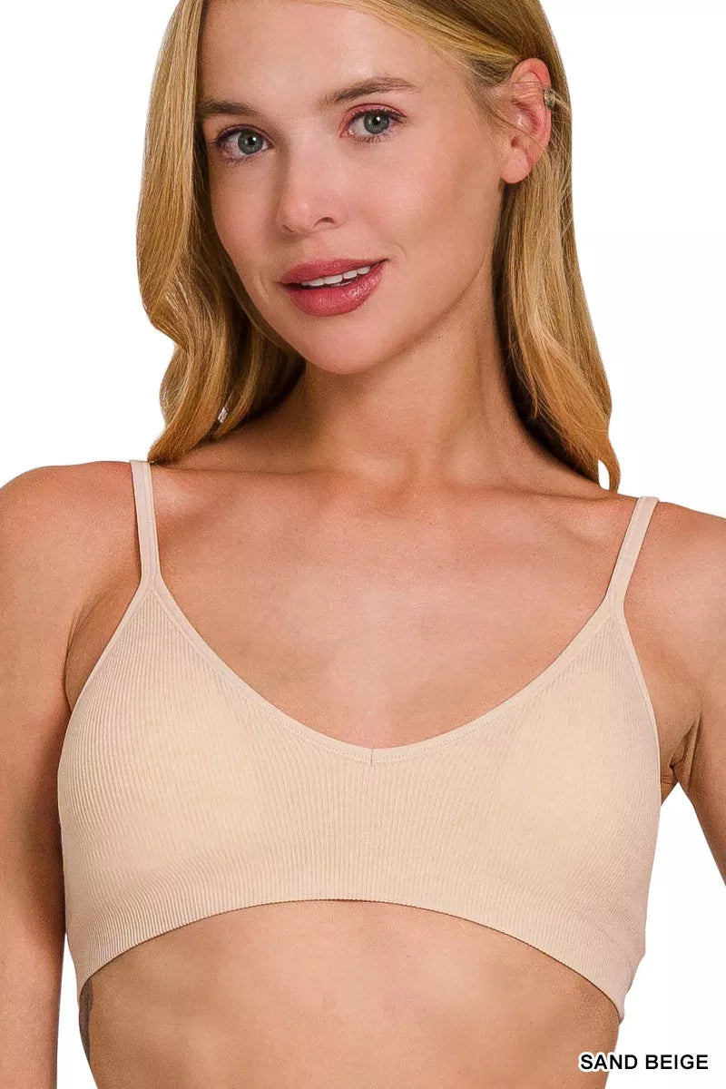 Zenana Seamless Classic Bra with Removable Bra Pads  Shop One Place