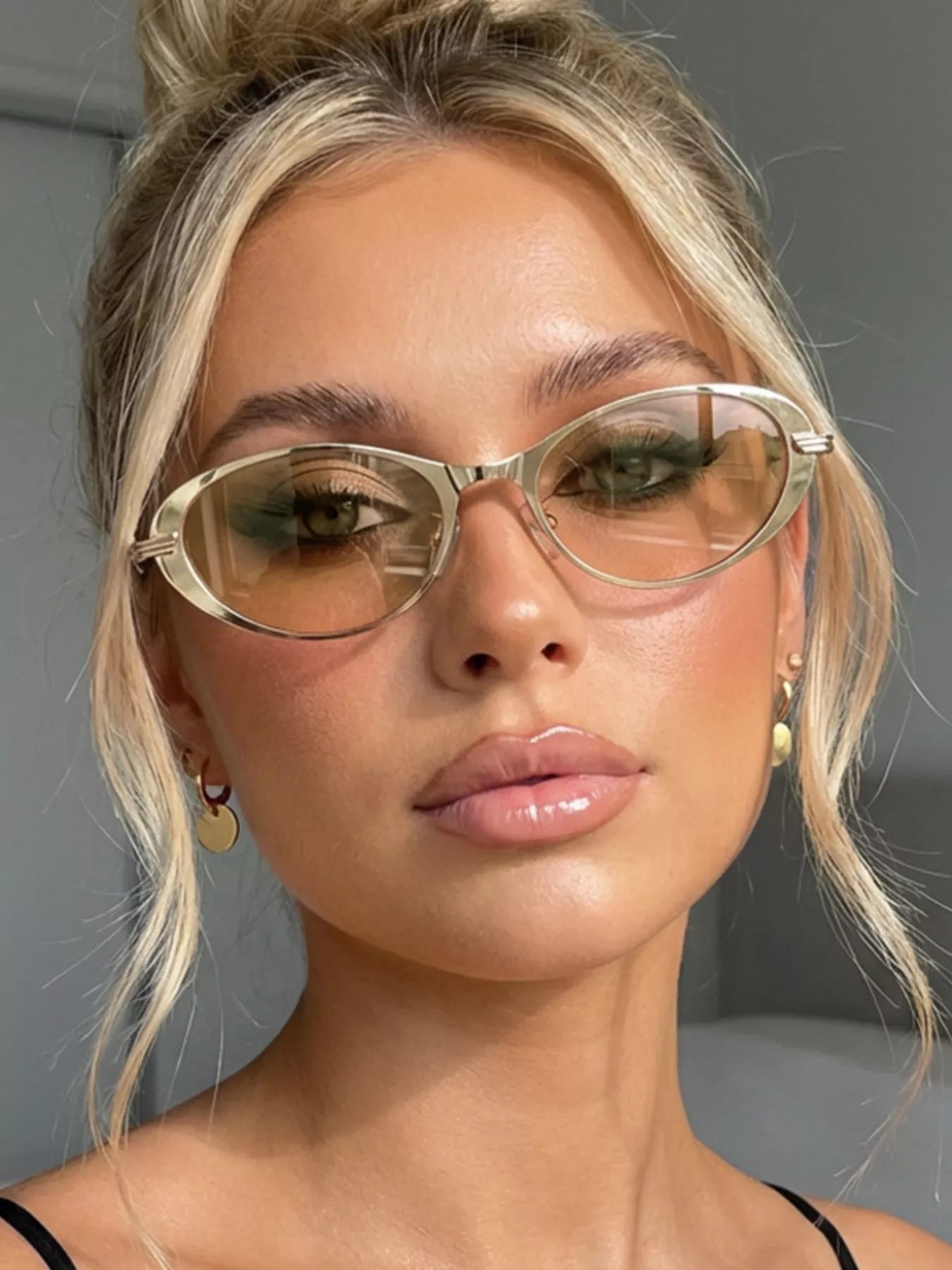 Vintage Oval Retro Sunglasses  Shop One Place