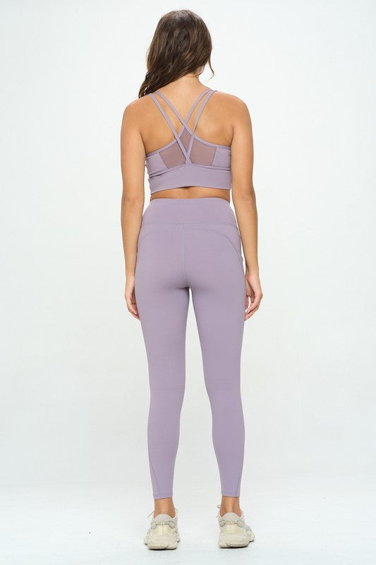 Activewear Set Top and Leggings