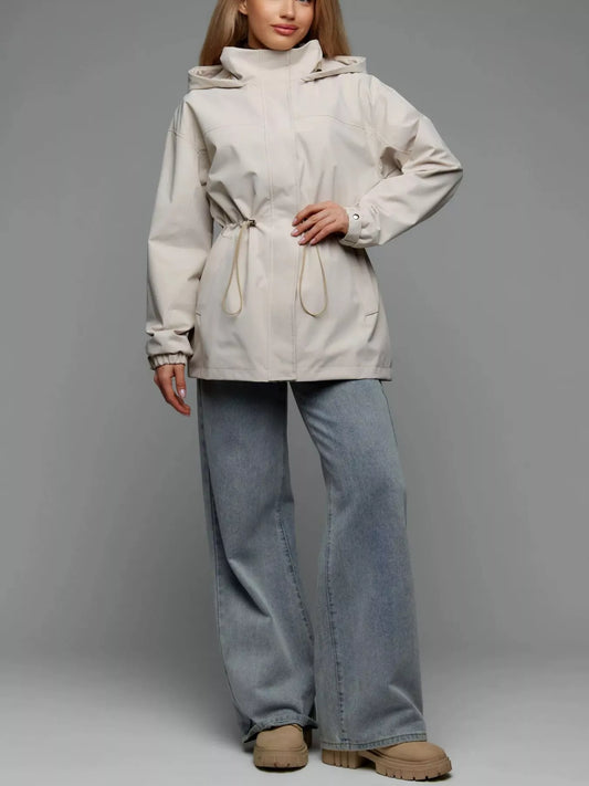 Women's Hooded Windbreaker Jacket