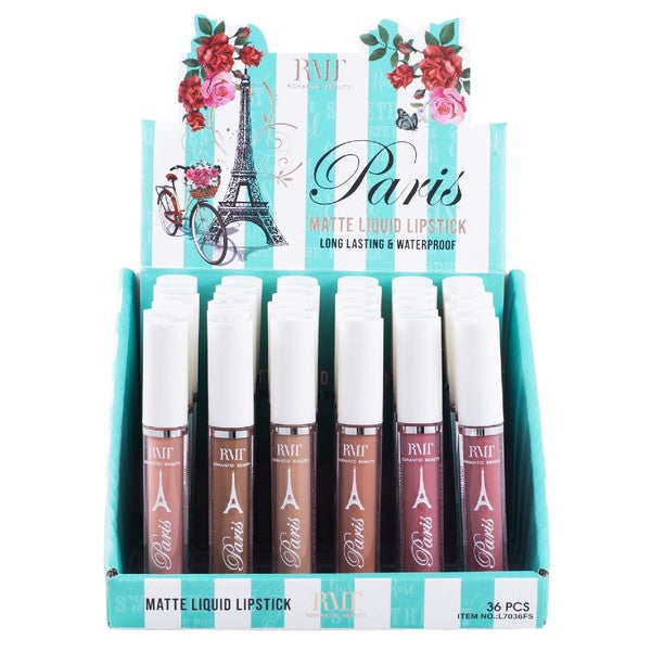 36 PC Paris Liquid Matte Lipstick Nude  Shop One Place