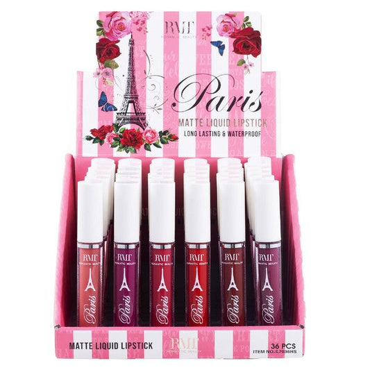 36 PC Paris Liquid Matte Lipstick Red  Shop One Place