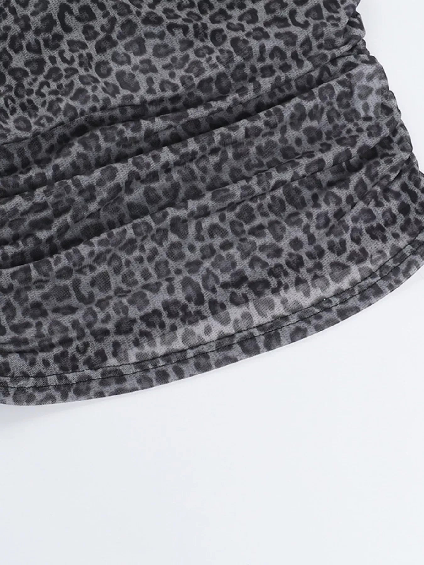 Sheer Leopard Print Cami  Shop One Place