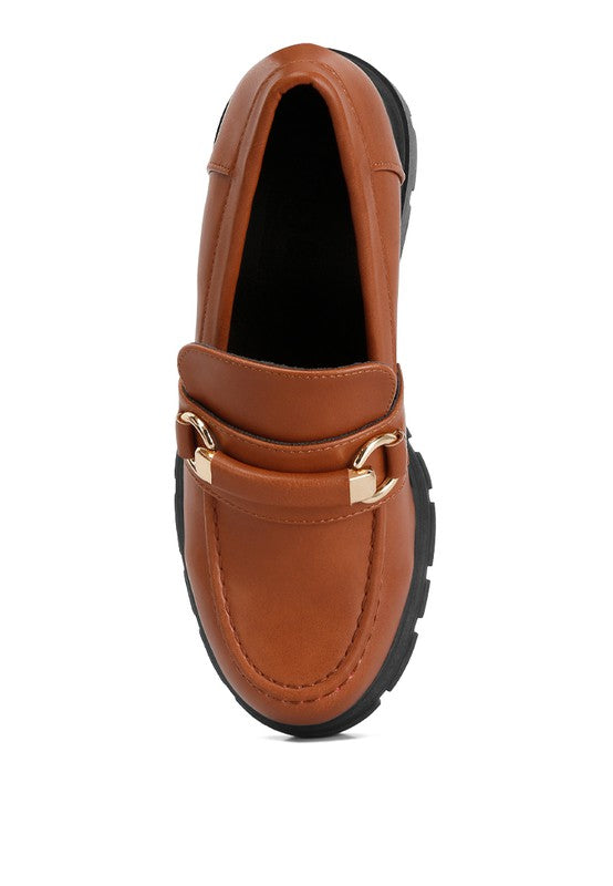 Evangeline Chunky Platform Loafers