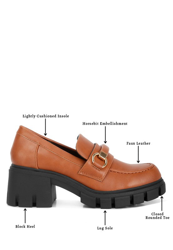 Evangeline Chunky Platform Loafers