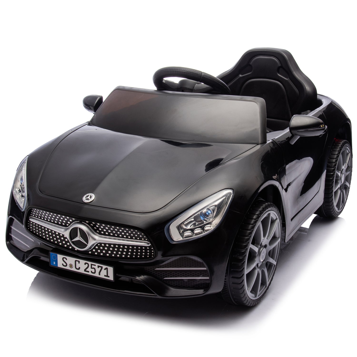 Licensed Mercedes-Benz CLS 350 12V Kids Ride-On Car with Parental Control, Bluetooth, LED Lights & More (Ages 2-4)  Shop One Place