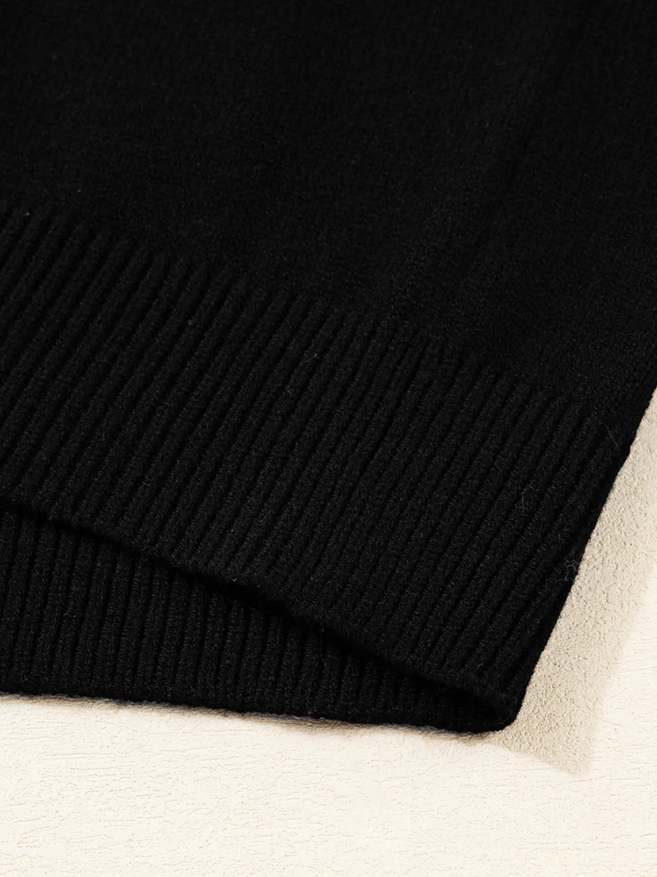 Color Block Crew Neck Drop Shoulder Sweater  Shop One Place
