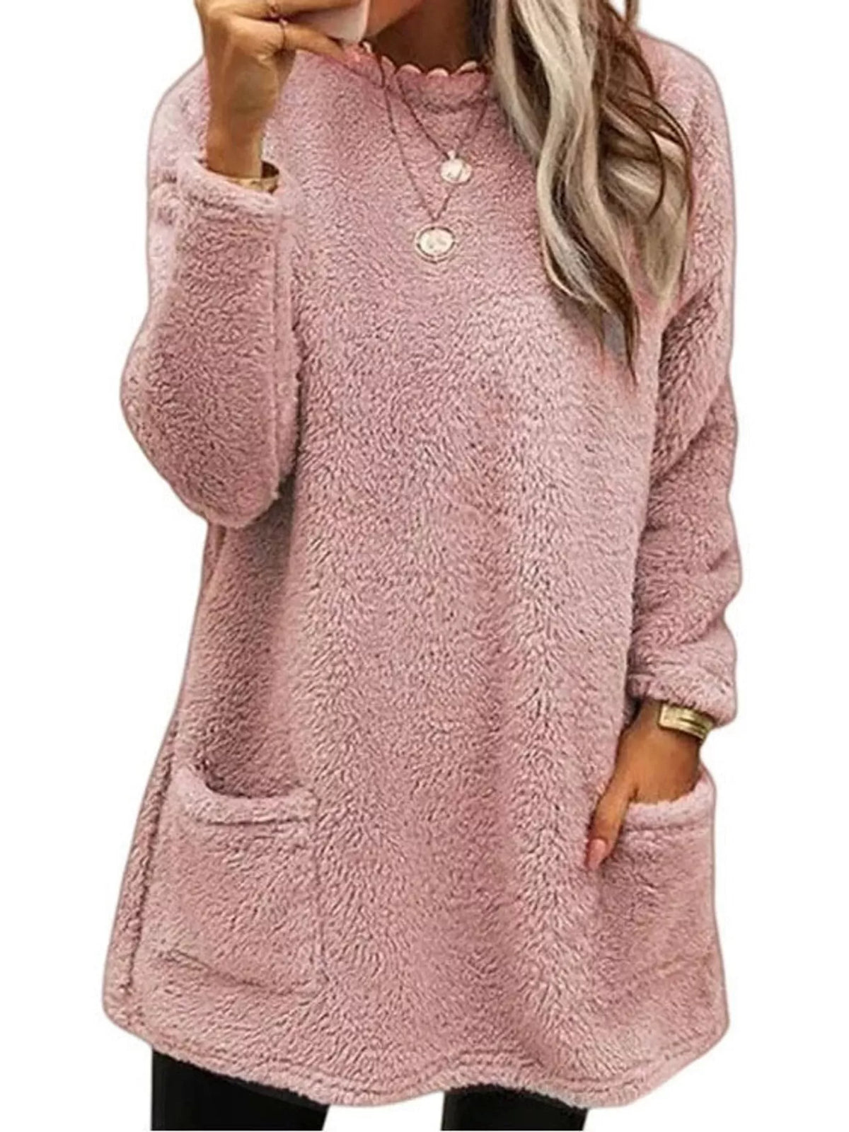 Women's Fleece Drop Shoulder Sweatshirt – view 9