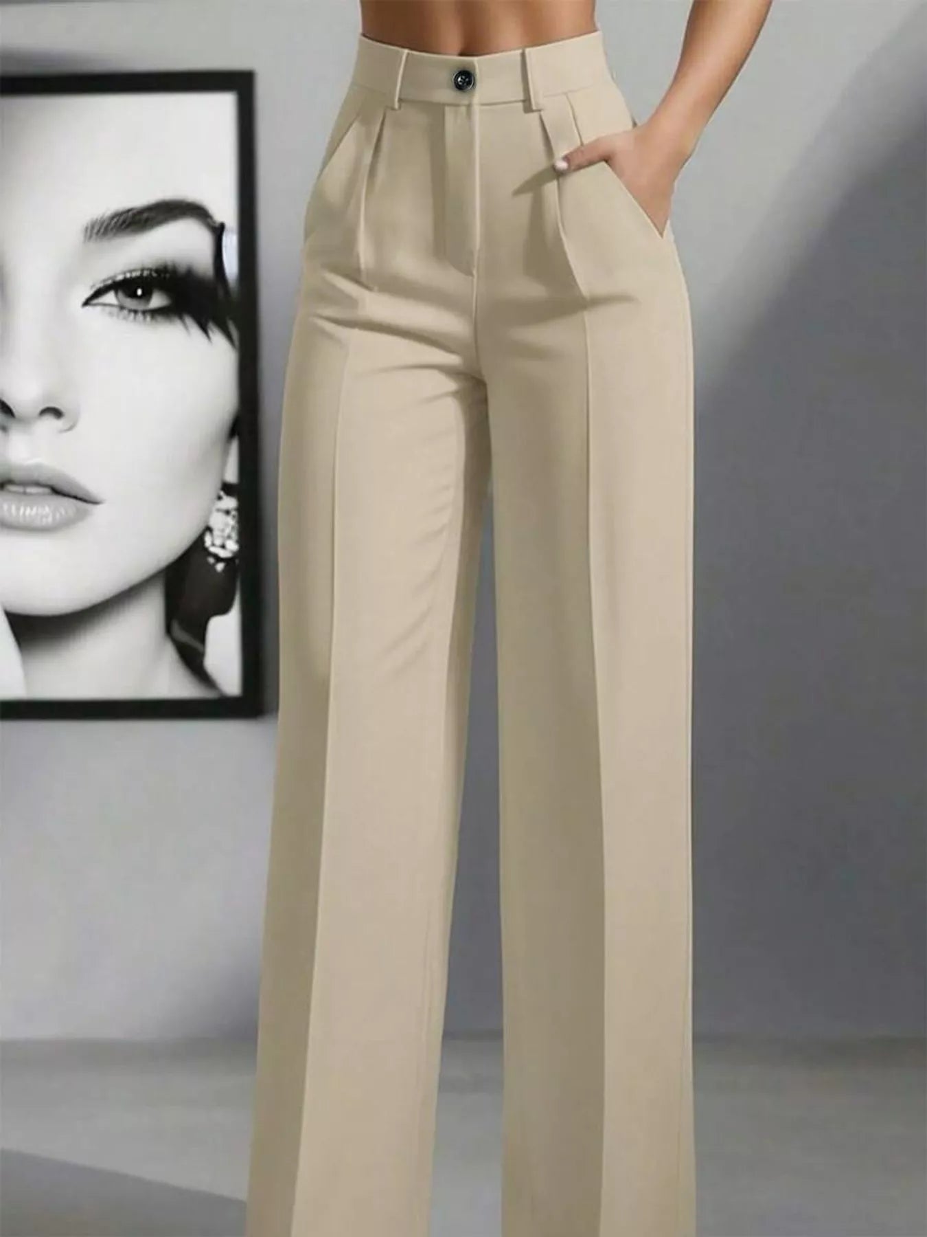 High-Waisted Wide Leg Pants  Shop One Place