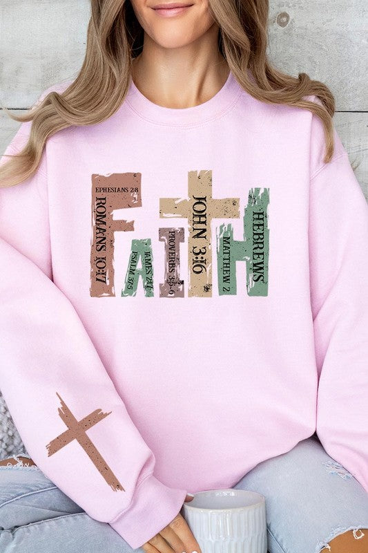 Faith Christian Graphic Fleece Sweatshirts