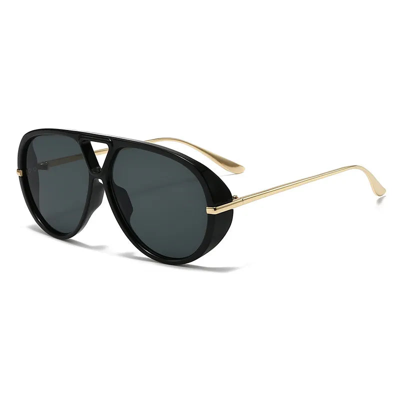 Aviator Fashion Sunglasses with Yellow Tinted Lenses  Shop One Place