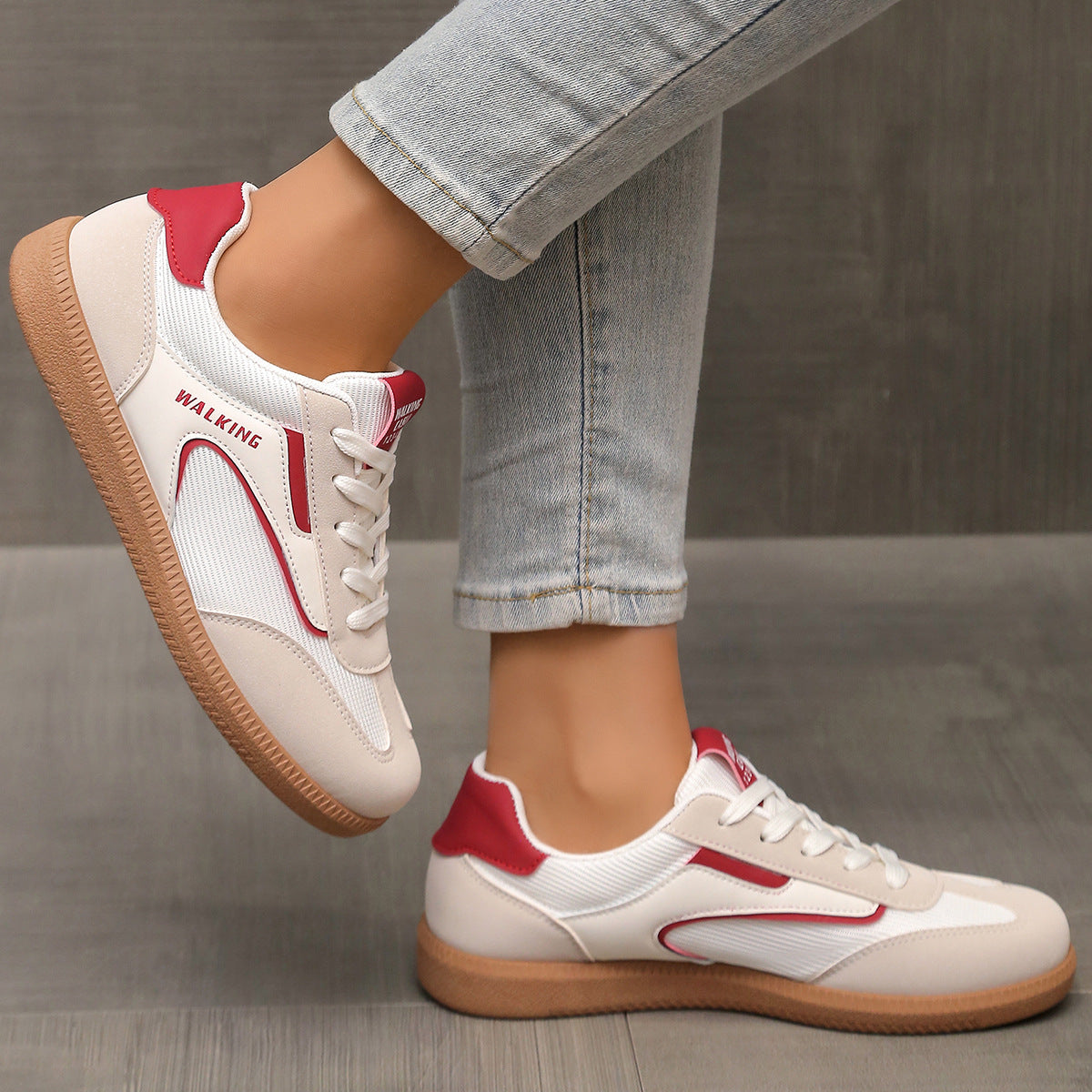 Lace Up Round Toe Sneakers  Shop One Place