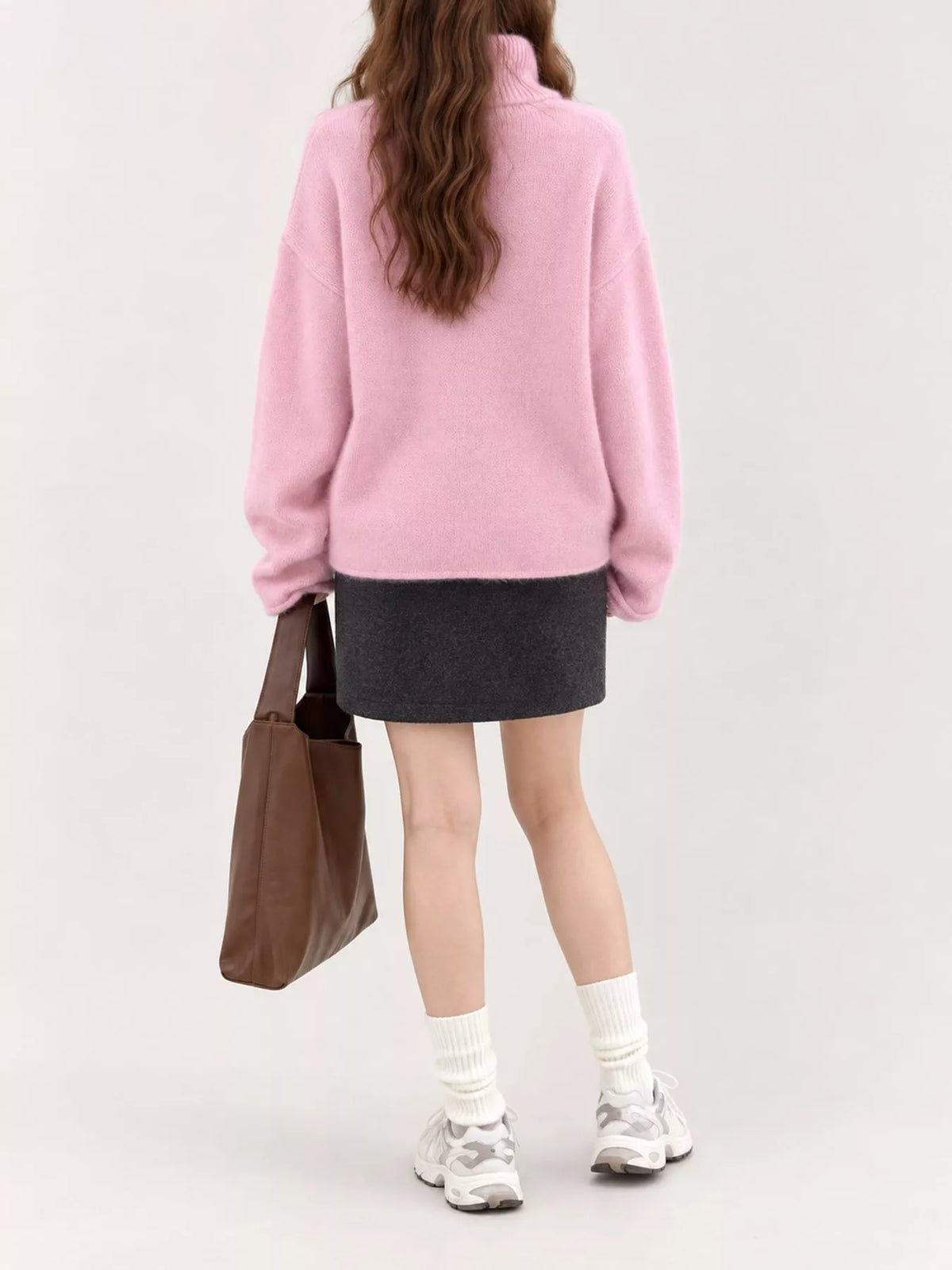 Women's Turtleneck Drop Shoulder Sweater – view 3