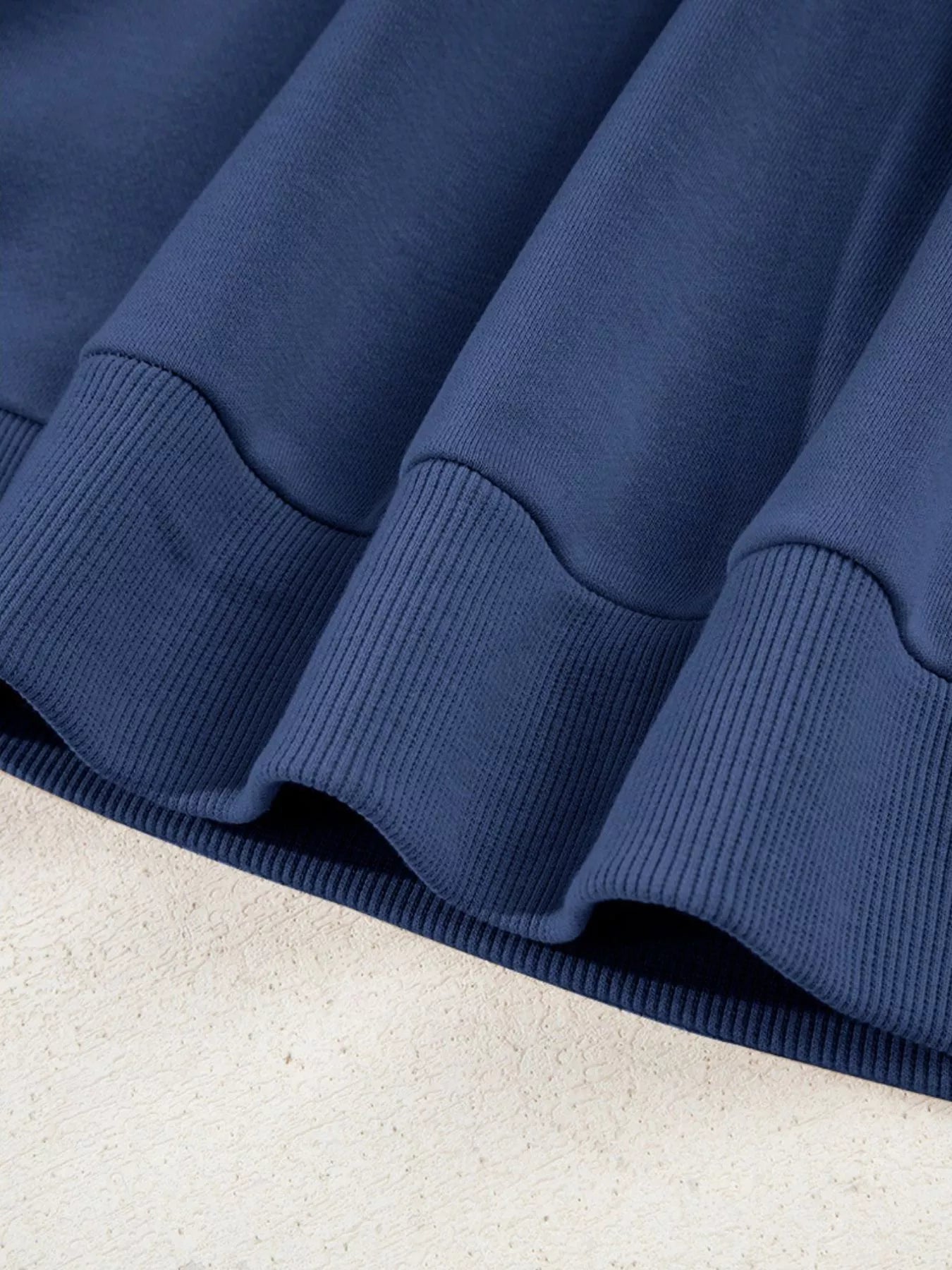 Notched Raglan Sleeve Sweatshirt  Shop One Place