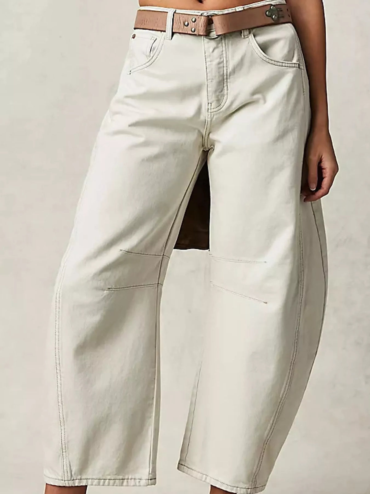 Women's High-Waist Barrel-Leg Jeans – view 14