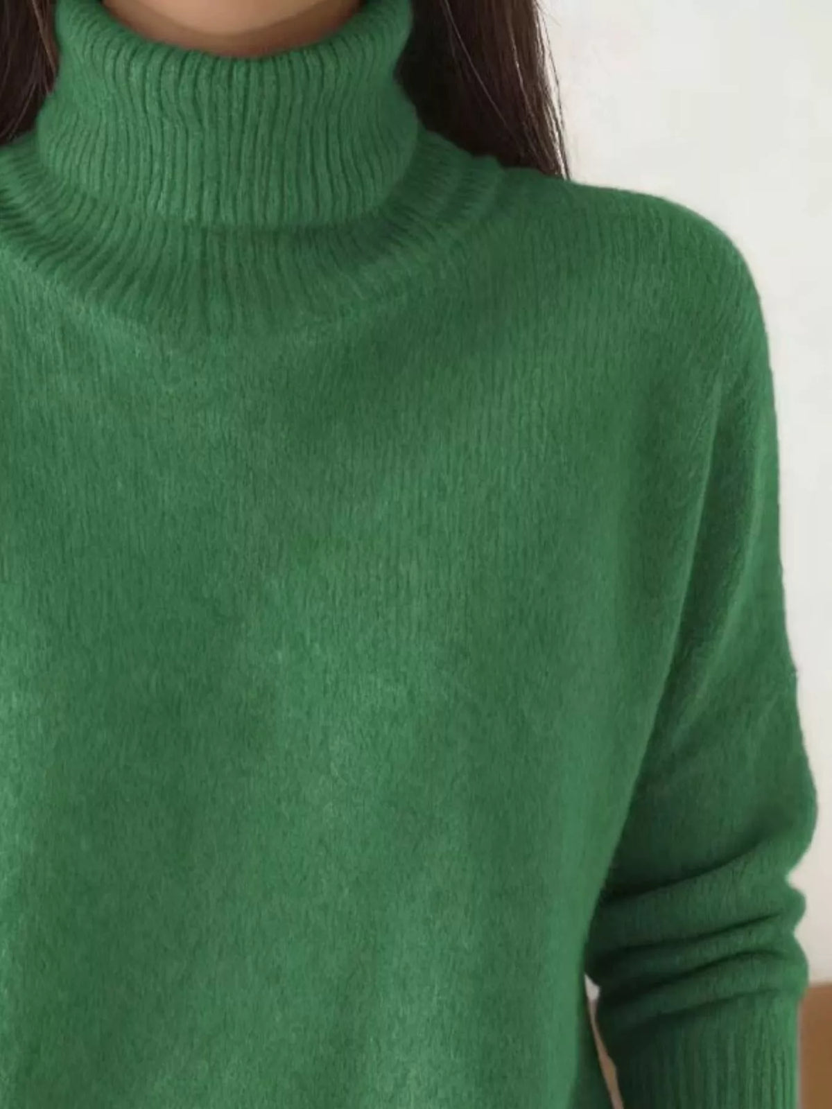 Women's Turtleneck Long Sleeve Sweater – view 10