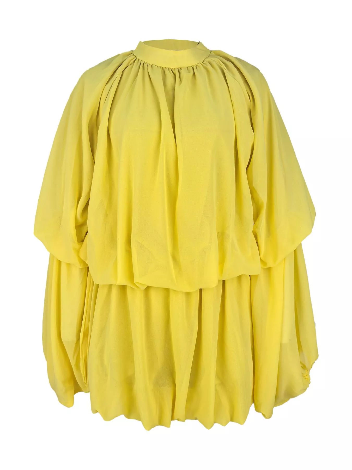 Pleated Long Sleeve Top and Skirt Set  Shop One Place