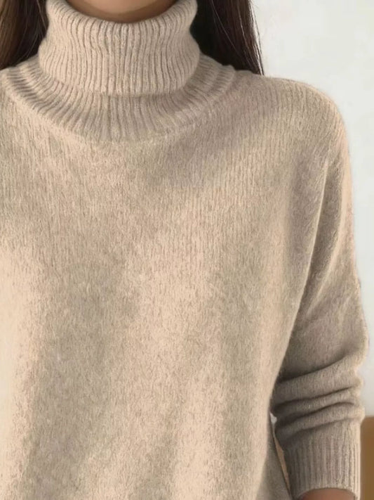 Women's Turtleneck Long Sleeve Sweater – view 2