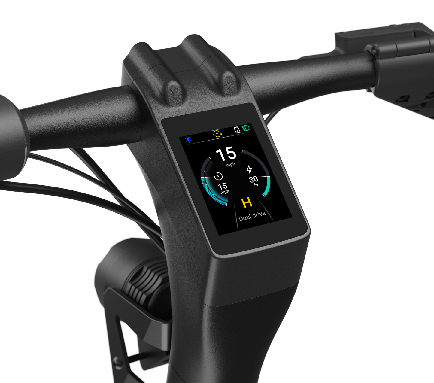Super Electric Scooter w/31 mi Max Range & 37 mph Max Speed - Black  Shop One Place