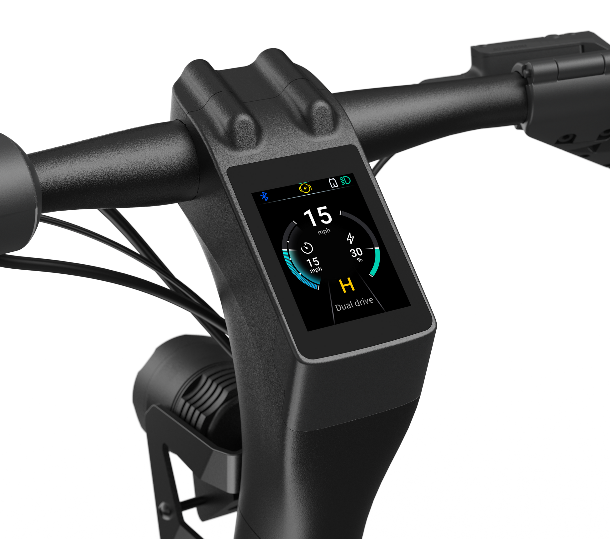 Super Electric Scooter w/31 mi Max Range & 37 mph Max Speed - Black  Shop One Place