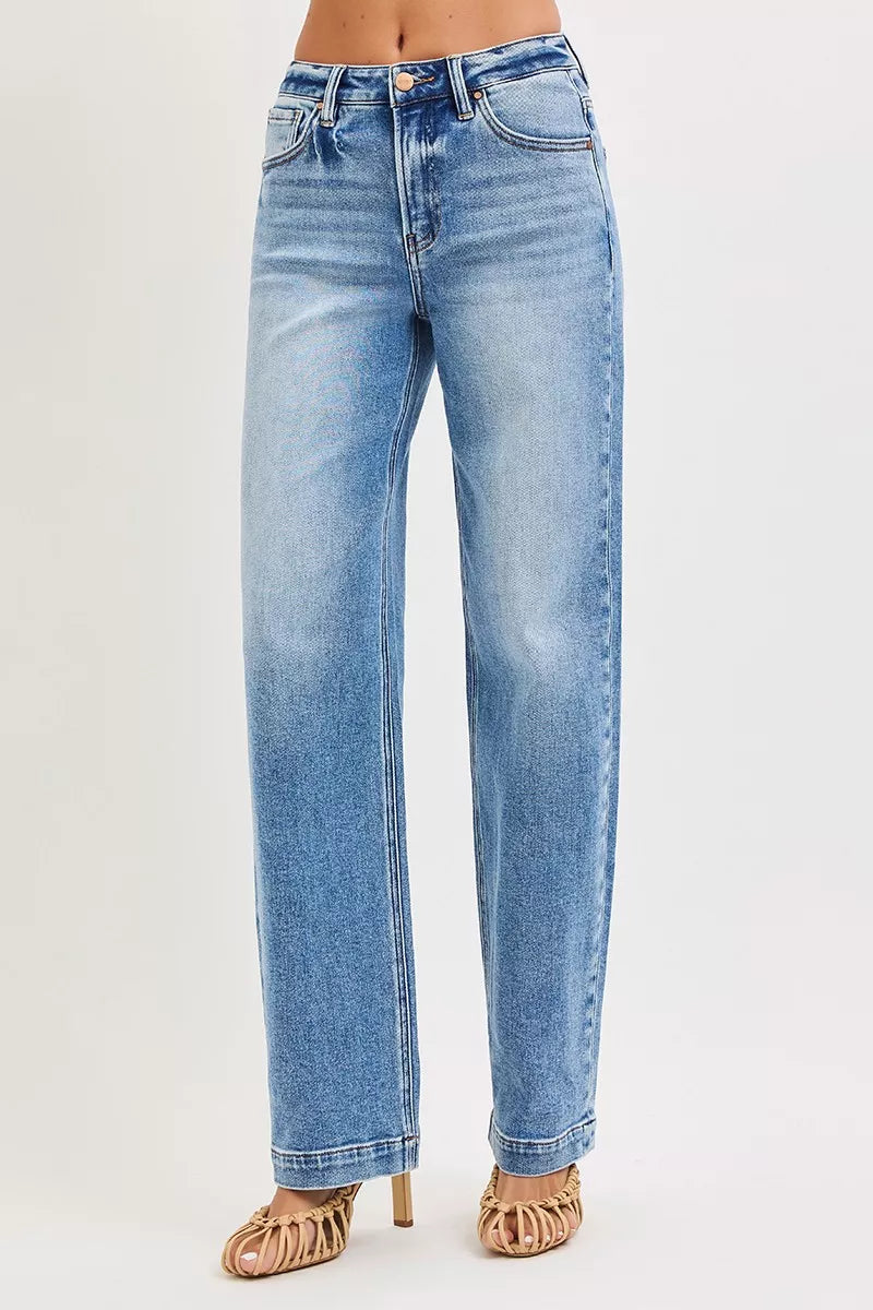 RISEN High Rise Wide Baggy Jeans  Shop One Place