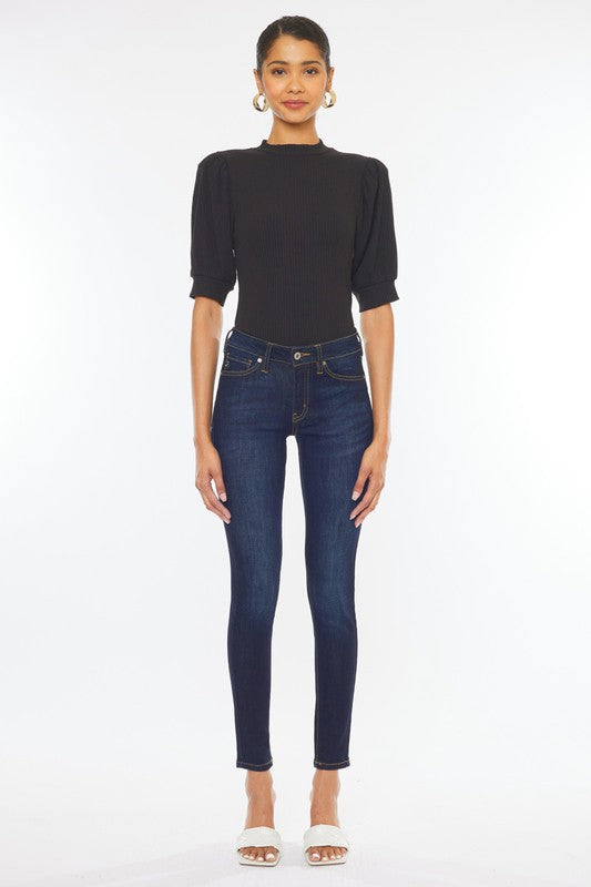 Mid Rise Basic Super Skinny Jeans