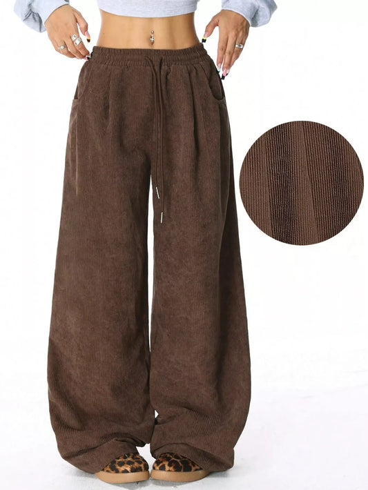 Corduroy Wide Leg Pants  Shop One Place