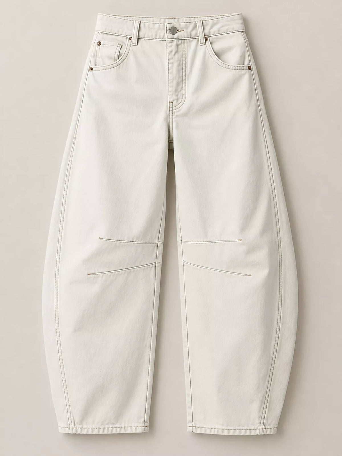 Women's High-Waist Barrel-Leg Jeans – view 17