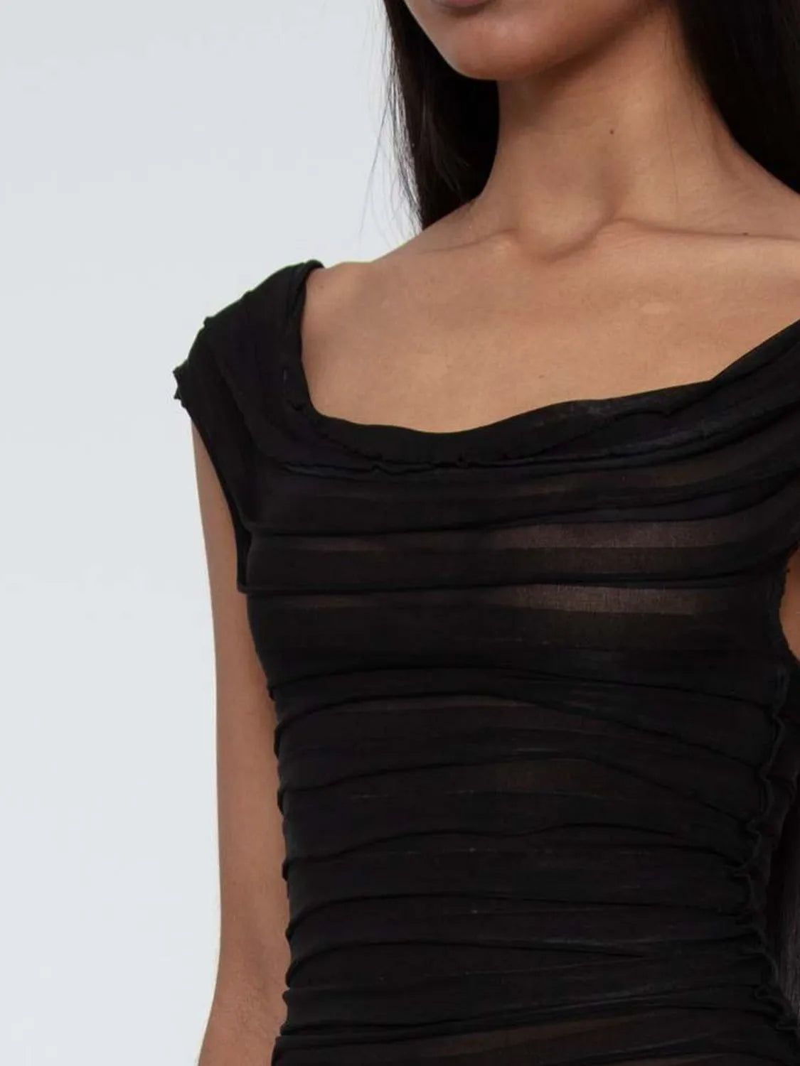 Ruched Solid Tank  Shop One Place