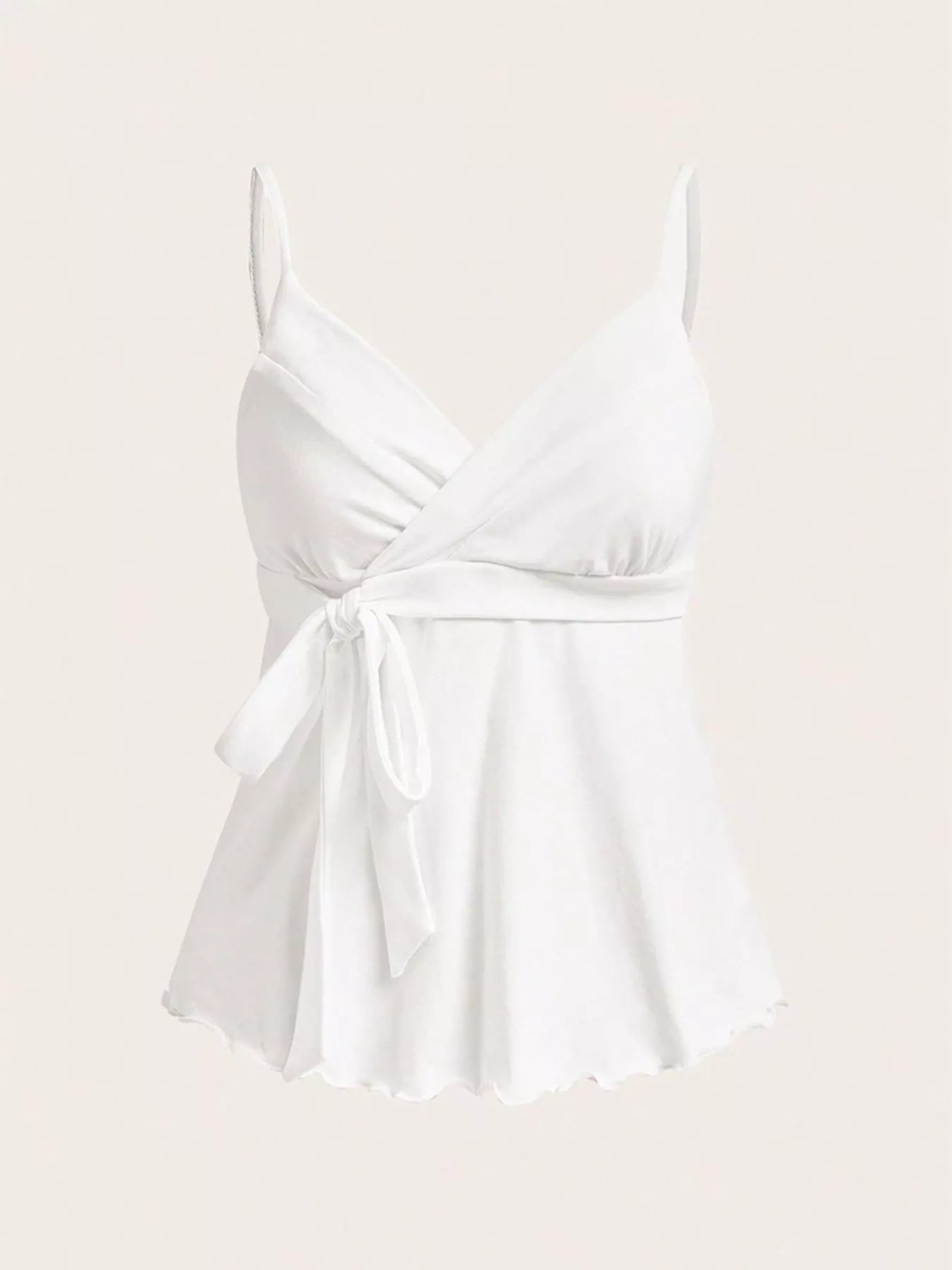 Wrap Tie Surplice Cami  Shop One Place