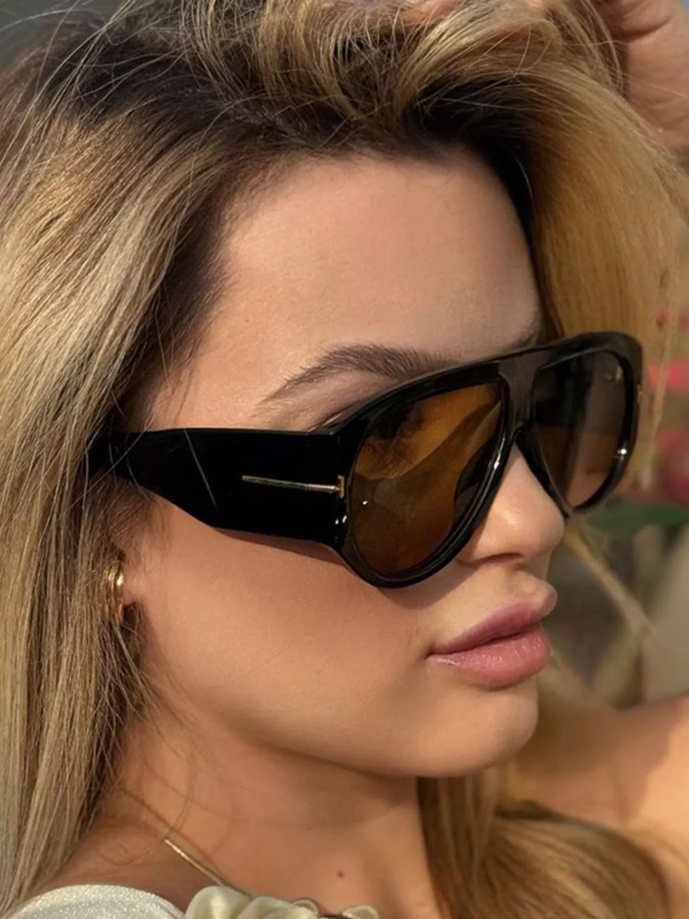 Gradient Lenses Oversized Sunglasses  Shop One Place