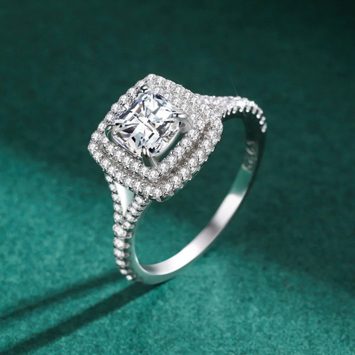 5 Carat Moissanite 925 Sterling Silver Ring  Shop One Place