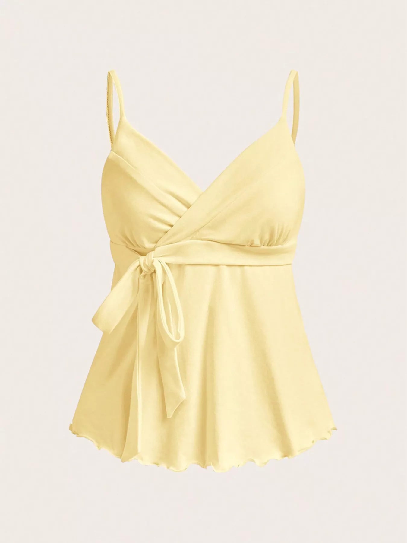 Wrap Tie Surplice Cami  Shop One Place