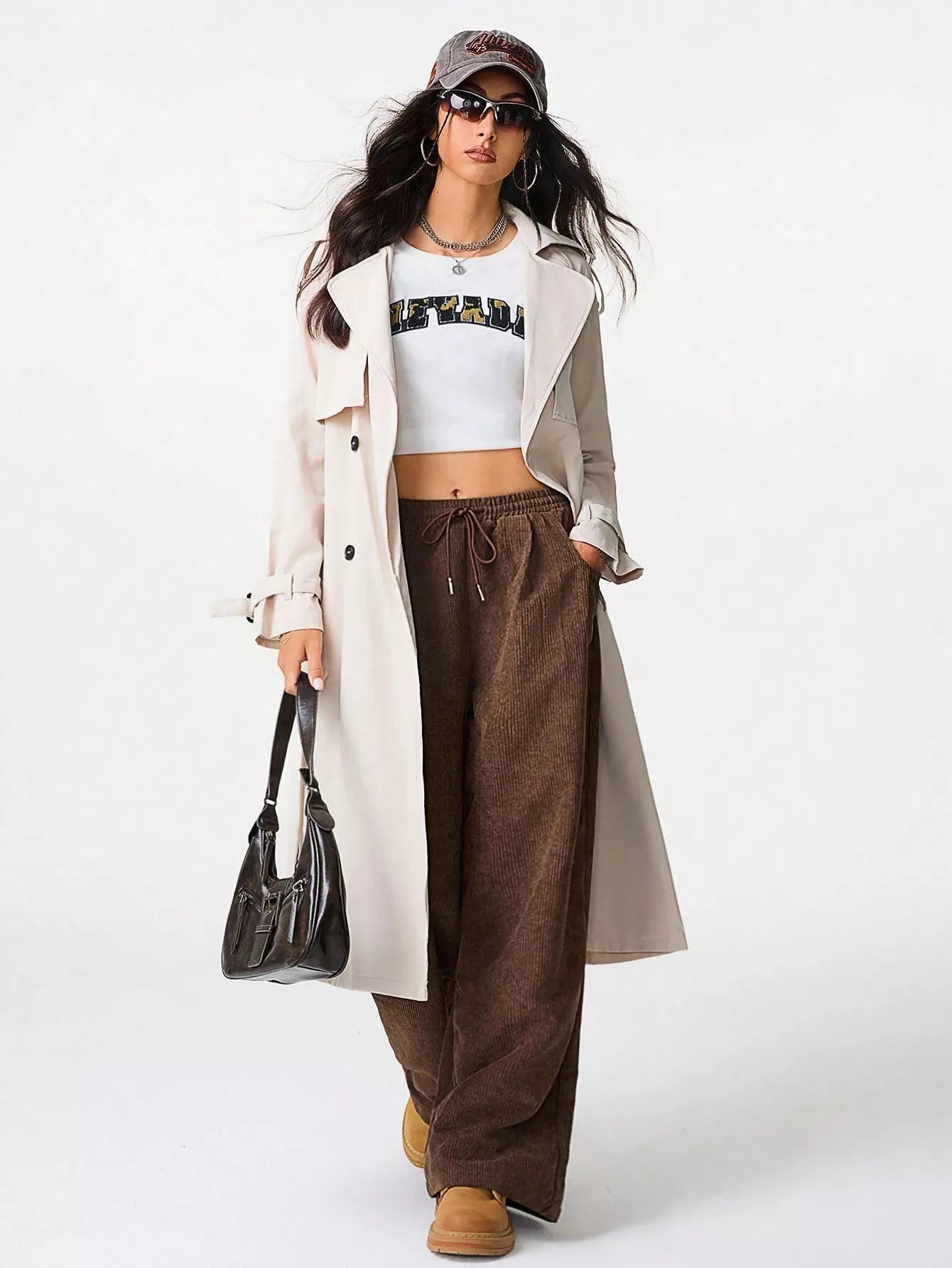 Corduroy Wide Leg Pants  Shop One Place