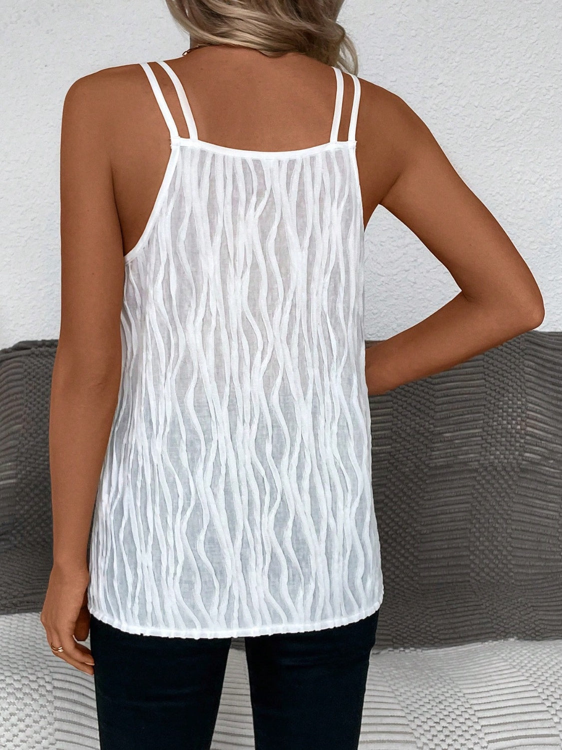 V-Neck Double Spaghetti Straps Cami