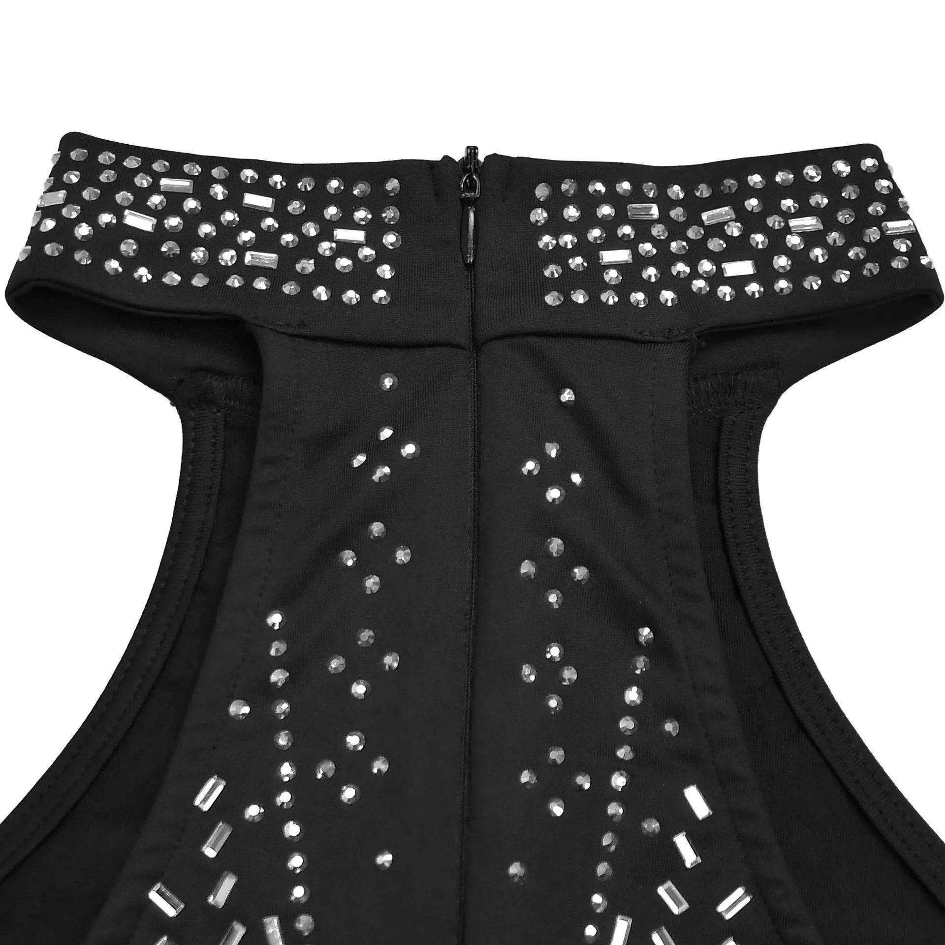 Sparkling Rhinestone Cutout Jumpsuit  Shop One Place