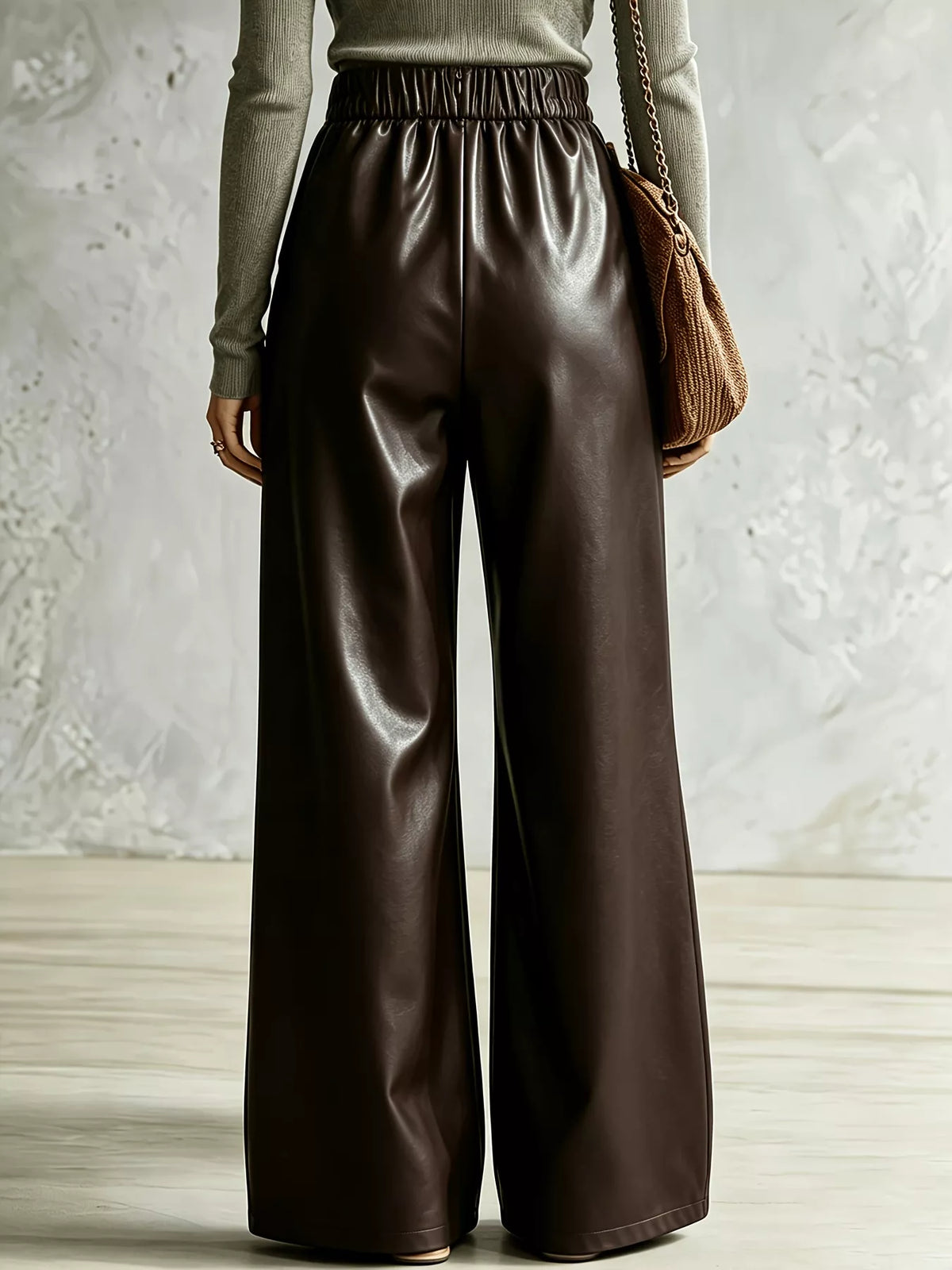 Women's Criss-Cross Detail Wide-Leg Pants – view 9