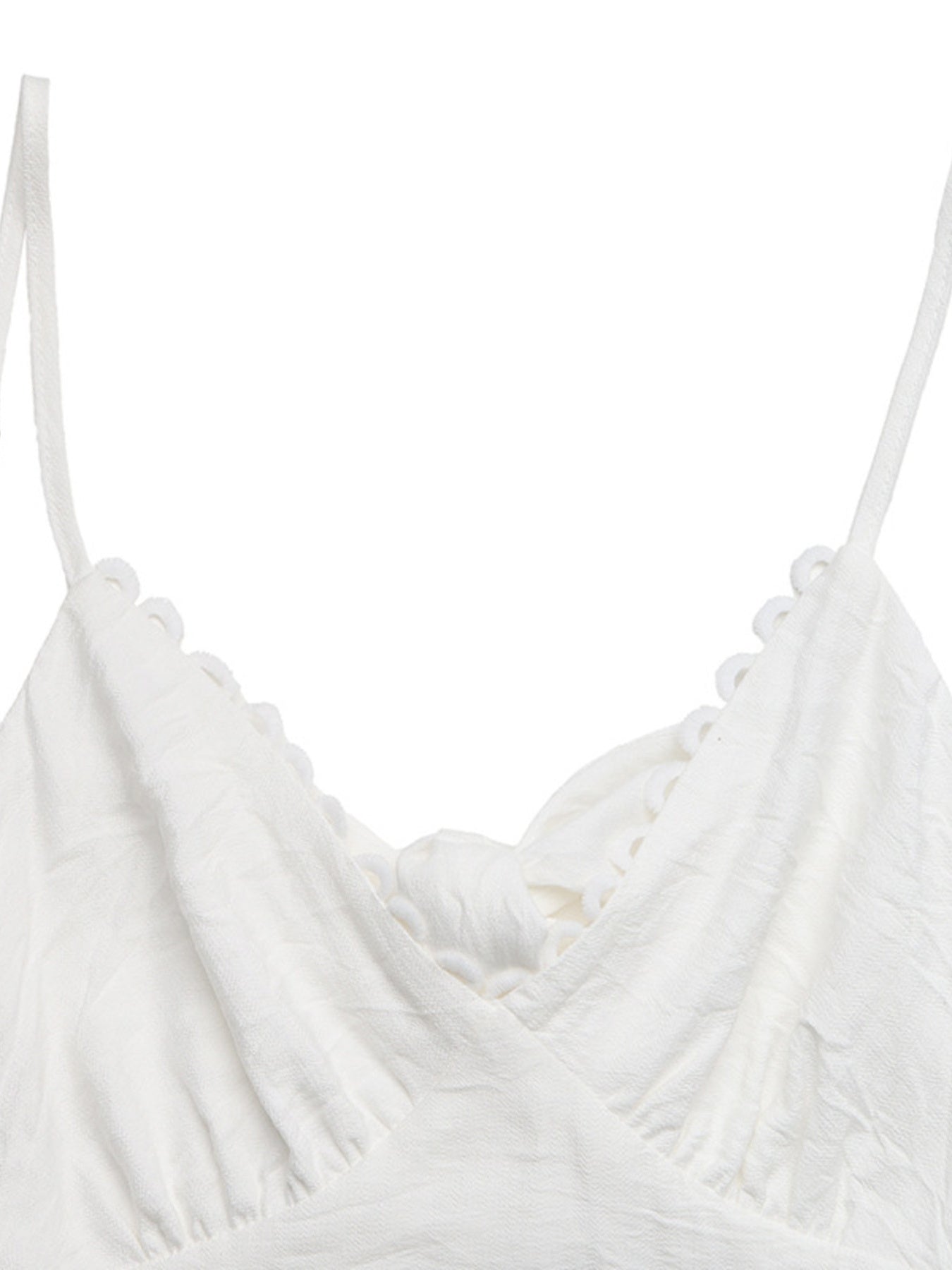 Lace Detail V-Neck Tiered Maxi Dress  Shop One Place